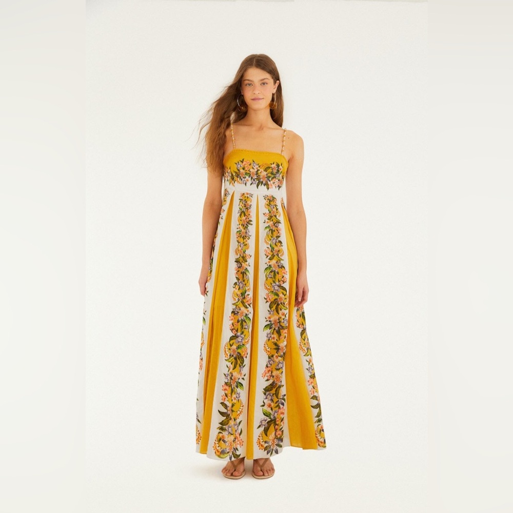 FARM Rio Sand Hilo Stripes Maxi Dress - Picture 6 of 11